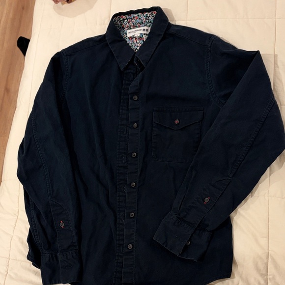 Uniqlo Tops - Uniqlo x ines de la fressange navy blue shirt